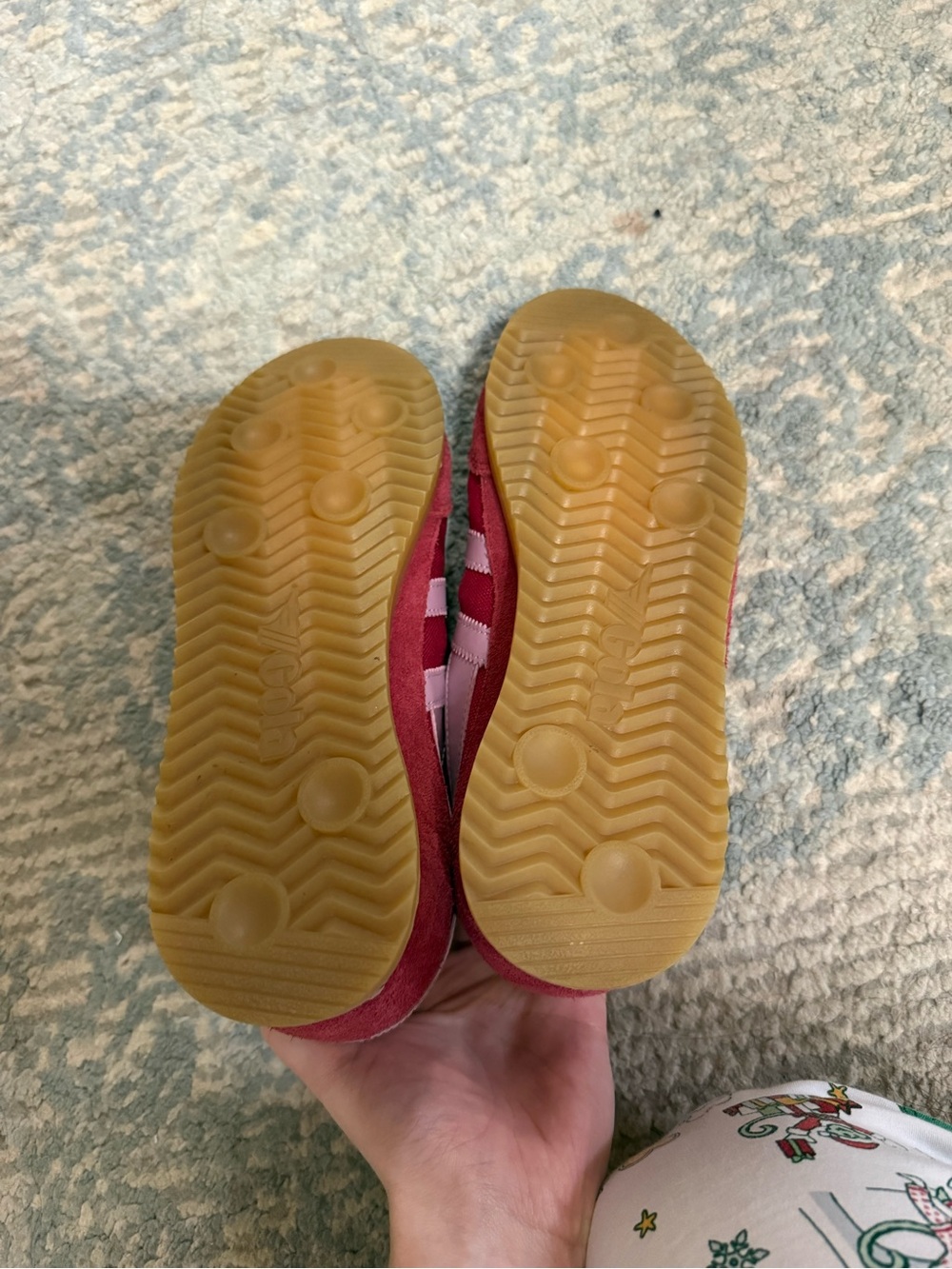 Gola Red Sneaker w Pink Stripe - Picture 4 of 5